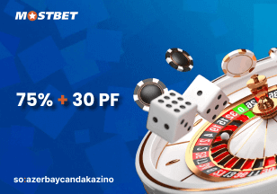 Mostbet Casino-da 75% Bonus + 30 Pulsuz Spin