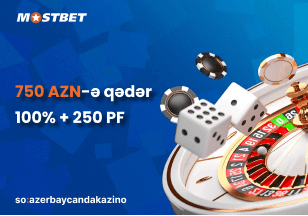 Mostbet Casino-dan 750 AZN-ə qədər 100% + 250 Pulsuz Fırlatma Bonusu