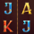 A, K, Q, J, 10